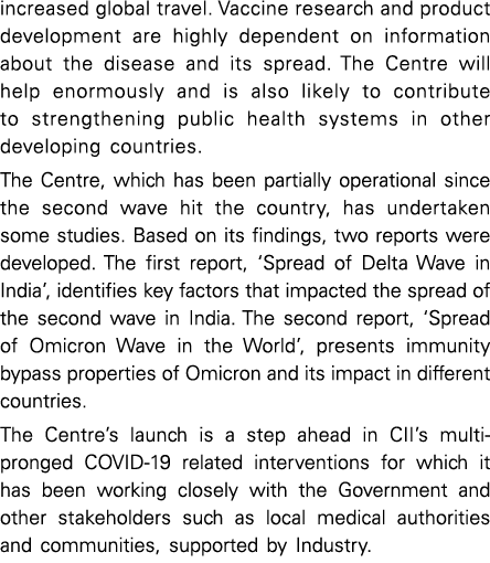 increased global travel  Vaccine research and product development are highly dependent on information about the disea   