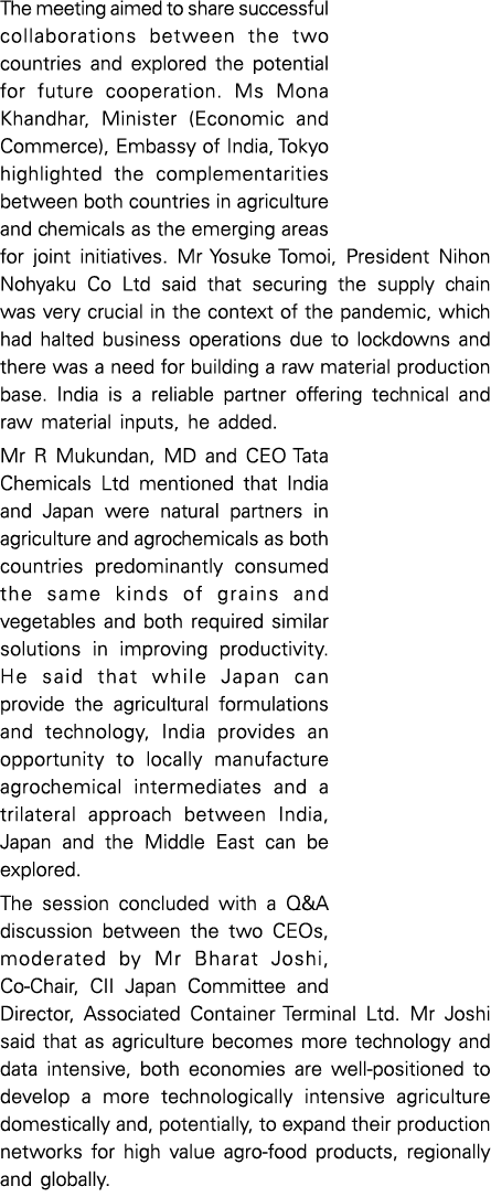 The meeting aimed to share successful collaborations between the two countries and explored the potential for future    