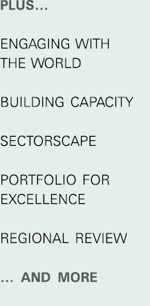 plus    Engaging with the World building capacity sectorscape Portfolio for Excellence REGIONAL REVIEW     AND MORE