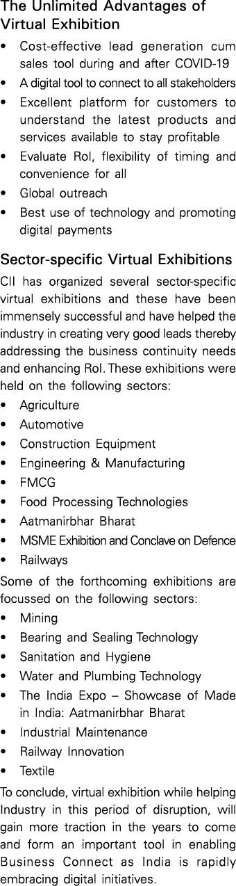 The Unlimited Advantages of Virtual Exhibition   Cost-effective lead generation cum sales tool during and after COVID   