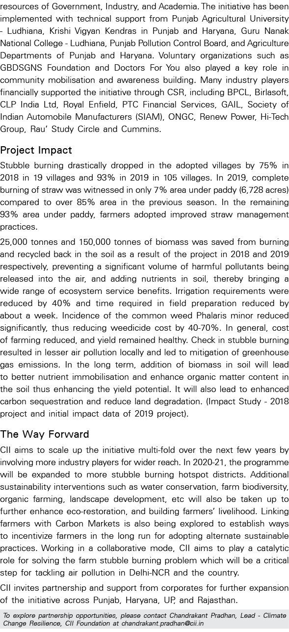resources of Government, Industry, and Academia  The initiative has been implemented with technical support from Punj   