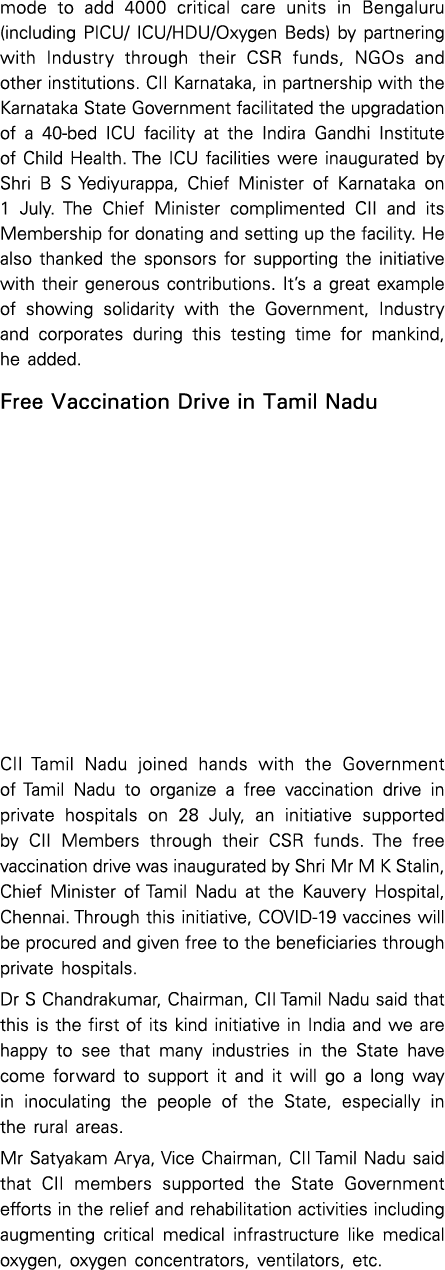 mode to add 4000 critical care units in Bengaluru (including PICU  ICU HDU Oxygen Beds) by partnering with Industry t   