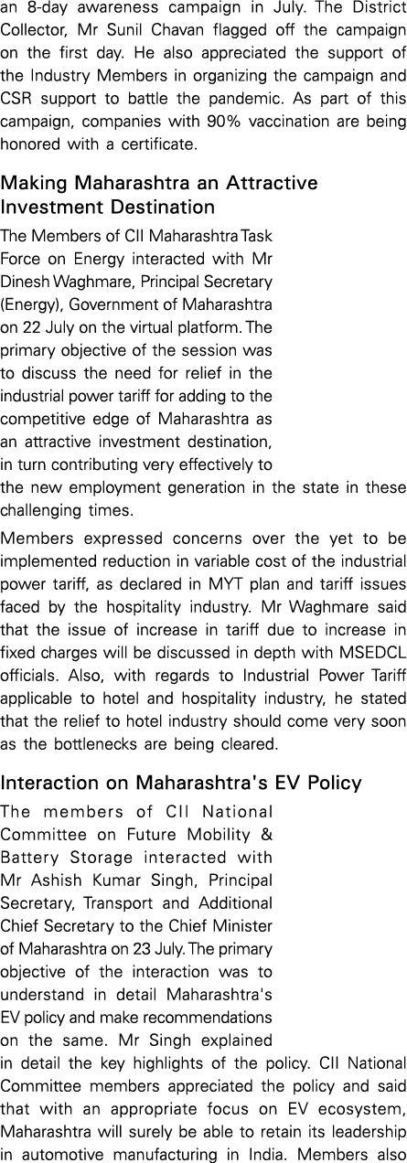 an 8-day awareness campaign in July  The District Collector, Mr Sunil Chavan flagged off the campaign on the first da   