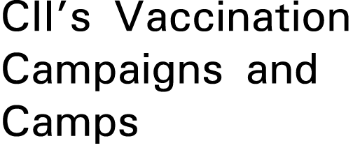 CII s Vaccination Campaigns and Camps