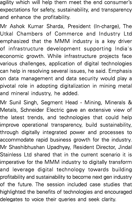 agility which will help them meet the end consumer s expectations for safety, sustainability, and transparency and en   