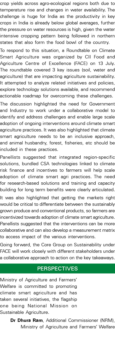 crop yields across agro-ecological regions both due to temperature rise and changes in water availability  The challe   