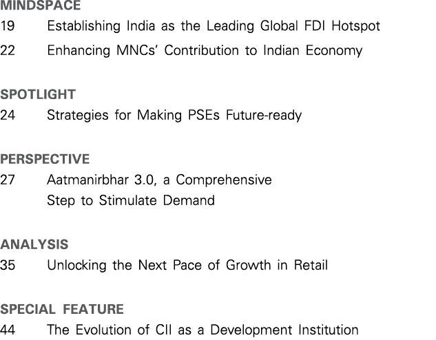 Mindspace 19 Establishing India as the Leading Global FDI Hotspot 22 Enhancing MNCs  Contribution to Indian Economy s   