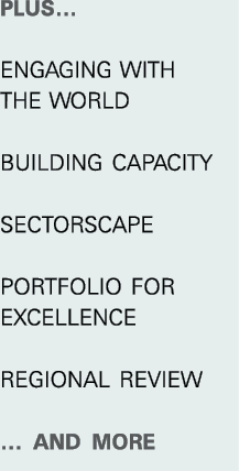 plus    Engaging with the World building capacity sectorscape Portfolio for Excellence REGIONAL REVIEW     AND MORE