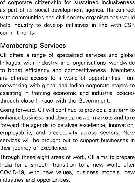 of corporate citizenship for sustained inclusiveness as part of its social development agenda  Its connect with commu   
