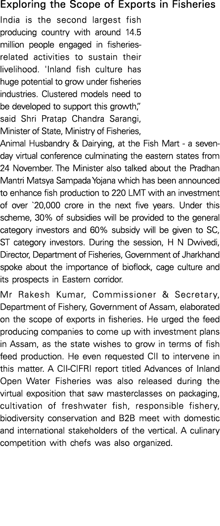 Exploring the Scope of Exports in Fisheries India is the second largest fish producing country with around 14 5 milli   