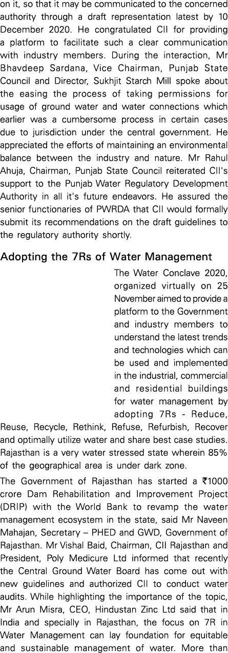 on it, so that it may be communicated to the concerned authority through a draft representation latest by 10 December   