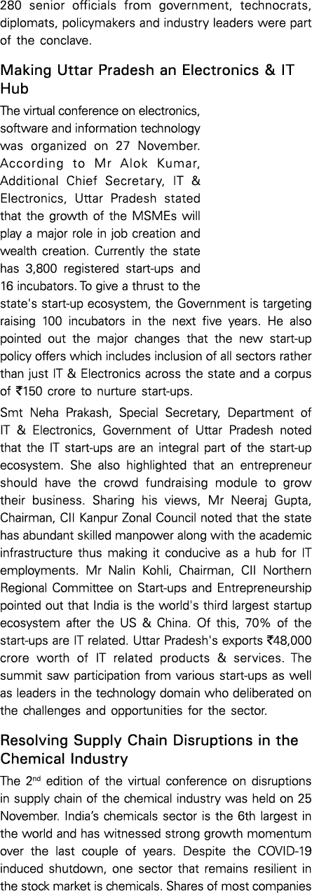 280 senior officials from government, technocrats, diplomats, policymakers and industry leaders were part of the conc   