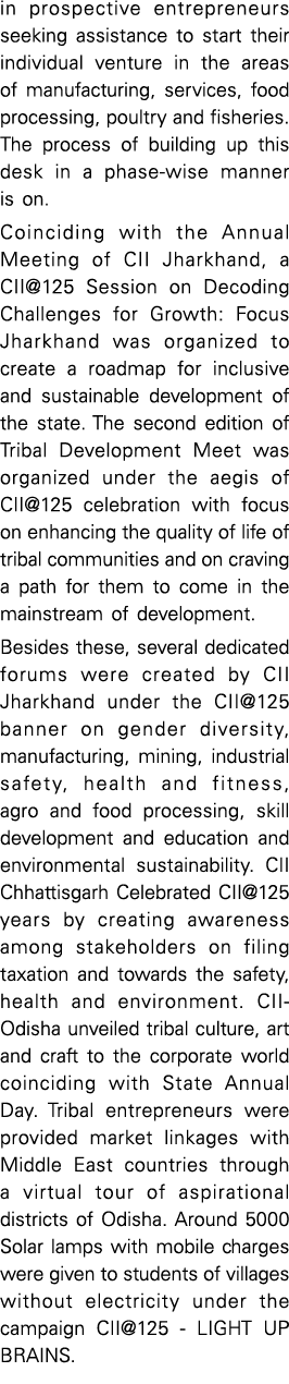 in prospective entrepreneurs seeking assistance to start their individual venture in the areas of manufacturing, serv   