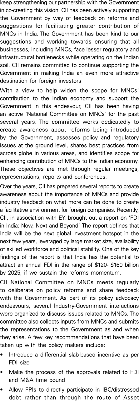 keep strengthening our partnership with the Government in co-creating this vision  CII has been actively supporting t   