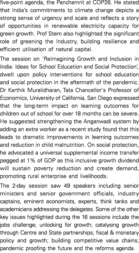 five-point agenda, the Panchamrit at COP26  He stated that India s commitments to climate change depicts a strong sen   