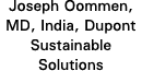 Joseph Oommen, MD, India, Dupont Sustainable Solutions