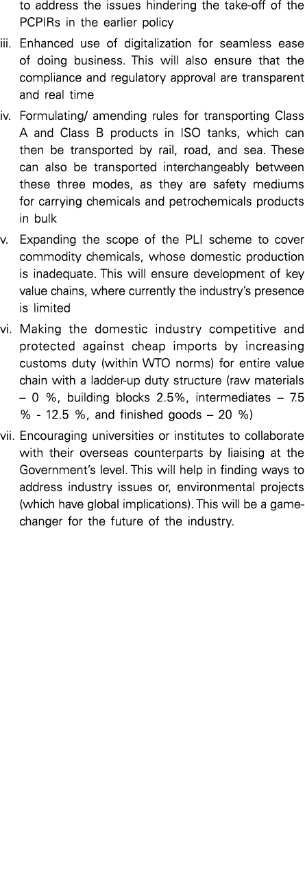 to address the issues hindering the take-off of the PCPIRs in the earlier policy iii  Enhanced use of digitalization    