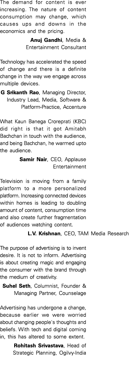 The demand for content is ever increasing  The nature of content consumption may change, which causes ups and downs i   