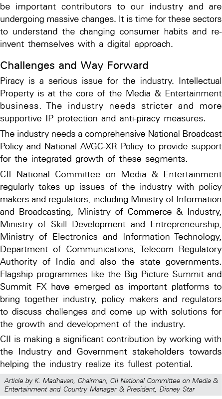 be important contributors to our industry and are undergoing massive changes  It is time for these sectors to underst   