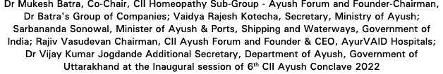 Dr Mukesh Batra, Co-Chair, CII Homeopathy Sub-Group - Ayush Forum and Founder-Chairman, Dr Batra's Group of Companies   