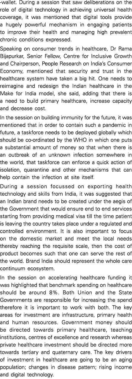 -wallet  During a session that saw deliberations on the role of digital technology in achieving universal health cove   