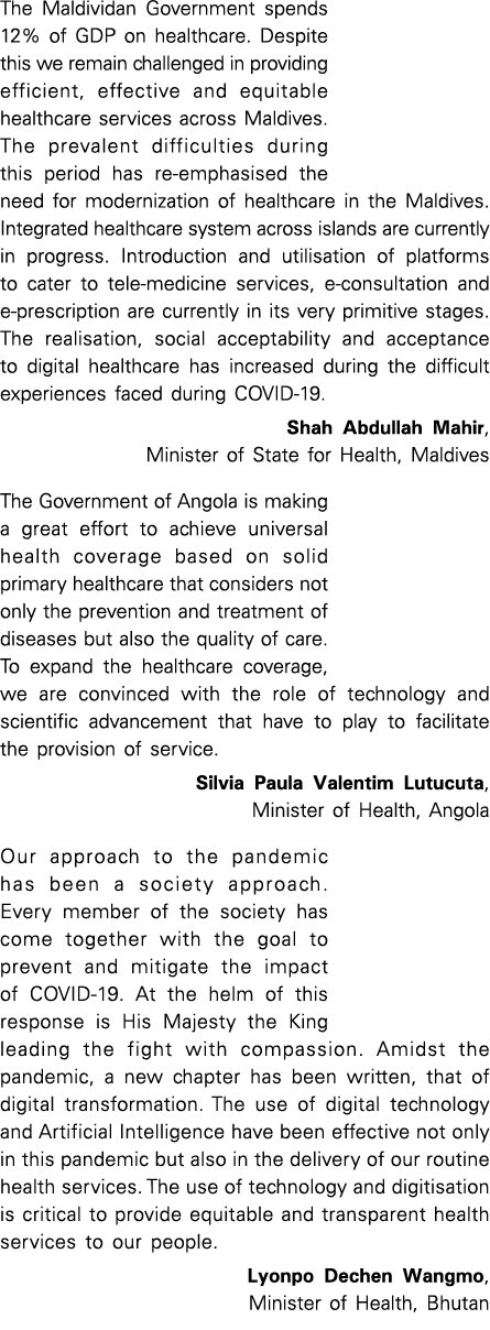 The Maldividan Government spends 12% of GDP on healthcare  Despite this we remain challenged in providing efficient,    