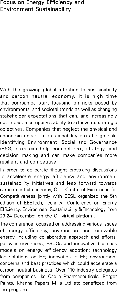 Focus on Energy Efficiency and Environment Sustainability With the growing global attention to sustainability and car   