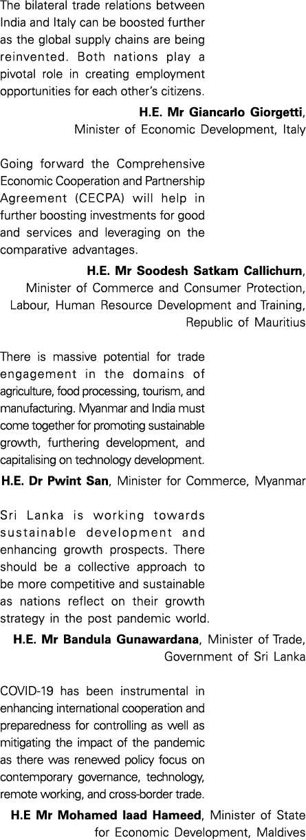 The bilateral trade relations between India and Italy can be boosted further as the global supply chains are being re   