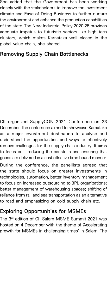 She added that the Government has been working closely with the stakeholders to improve the investment climate and Ea   