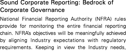 Sound Corporate Reporting: Bedrock of Corporate Governance National Financial Reporting Authority (NFRA) rules provid...
