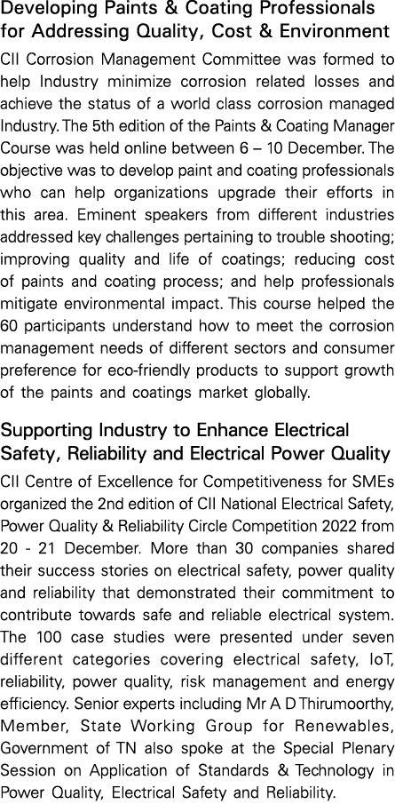 Developing Paints & Coating Professionals for Addressing Quality, Cost & Environment CII Corrosion Management Committ...