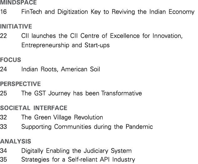 mindspace 16 FinTech and Digitization Key to Reviving the Indian Economy Initiative 22 CII launches the CII Centre of   