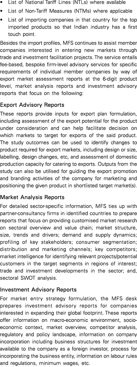   List of National Tariff Lines (NTLs) where available   List of Non-Tariff Measures (NTMs) where applicable   List o   