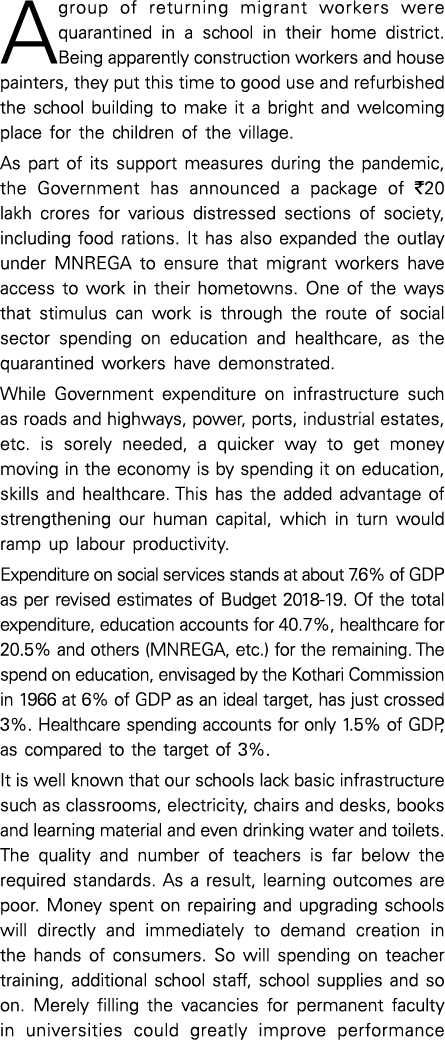 A group of returning migrant workers were quarantined in a school in their home district  Being apparently constructi   