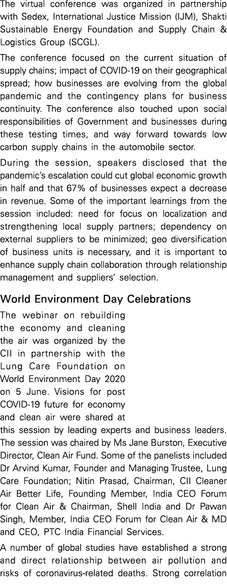 The virtual conference was organized in partnership with Sedex, International Justice Mission (IJM), Shakti Sustainab   