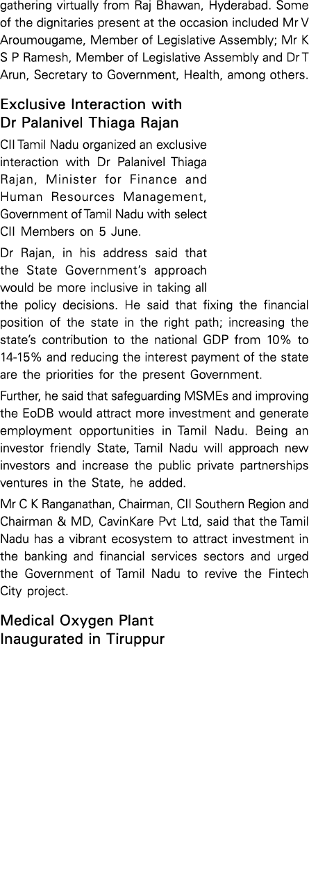 gathering virtually from Raj Bhawan, Hyderabad  Some of the dignitaries present at the occasion included Mr V Aroumou   