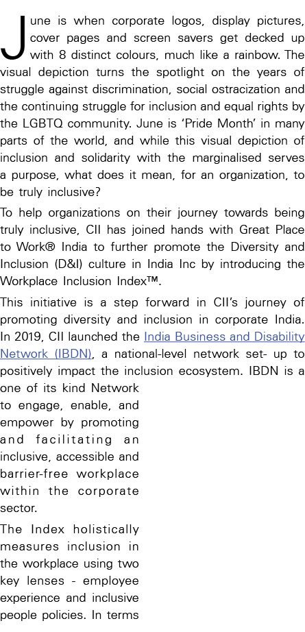 June is when corporate logos, display pictures, cover pages and screen savers get decked up with 8 distinct colours,    