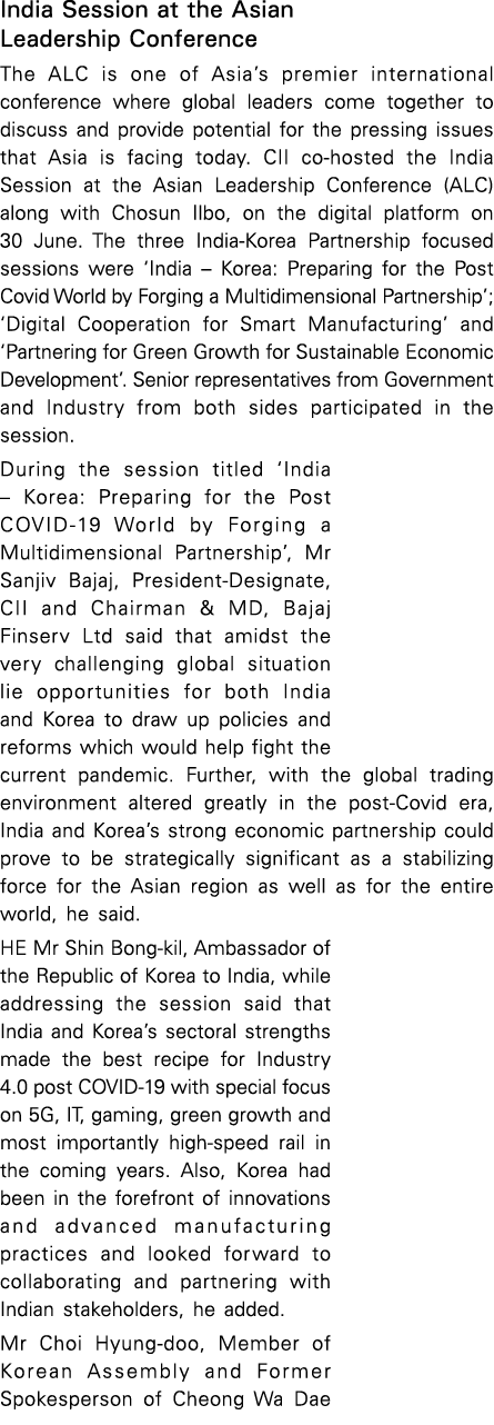 India Session at the Asian Leadership Conference The ALC is one of Asia s premier international conference where glob   