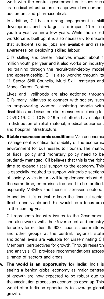 work with the central government on issues such as medical infrastructure, manpower development, equipment and pharma   