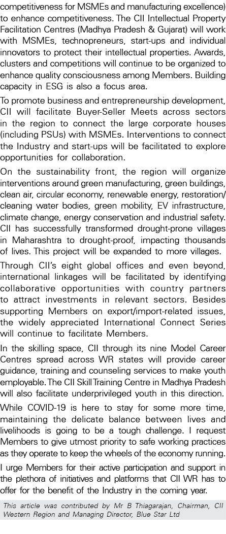 competitiveness for MSMEs and manufacturing excellence) to enhance competitiveness  The CII Intellectual Property Fac   