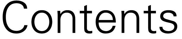 Contents