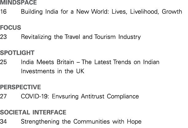 mindspace 16 Building India for a New World: Lives, Livelihood, Growth focus 23 Revitalizing the Travel and Tourism I   
