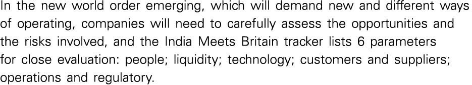 In the new world order emerging, which will demand new and different ways of operating, companies will need to carefu   