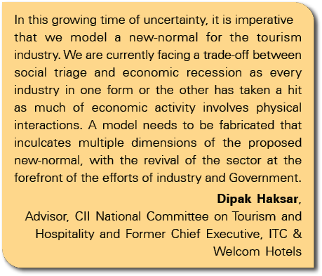 In this growing time of uncertainty, it is imperative that we model a new-normal for the tourism industry  We are cur   