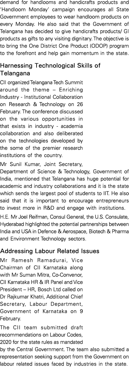 demand for handlooms and handicrafts products and  Handloom Monday  campaign encourages all State Government employee   