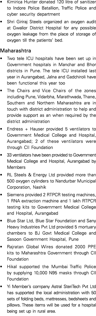   Kimirica Hunter donated 120 litre of sanitizer to Indore Police Batallion, Traffic Police and cyber security depart   