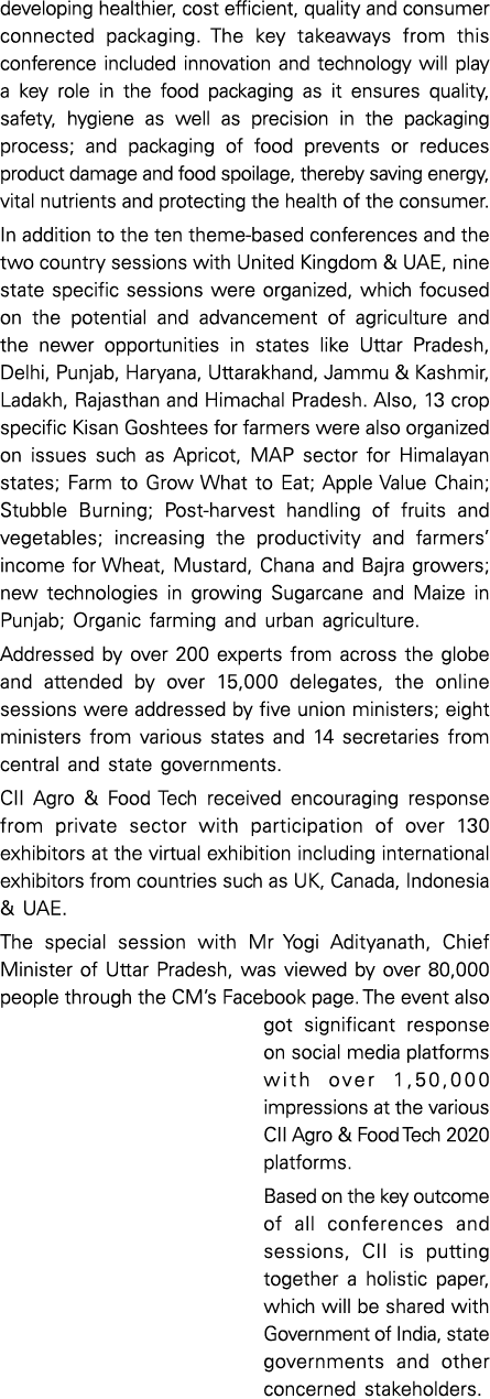 developing healthier, cost efficient, quality and consumer connected packaging  The key takeaways from this conferenc   