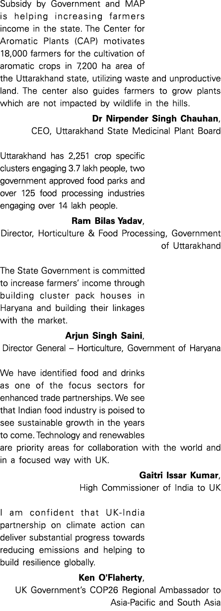 Subsidy by Government and MAP is helping increasing farmers income in the state  The Center for Aromatic Plants (CAP)   