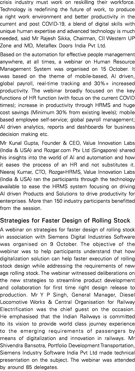 crisis industry must work on reskilling their workforce  Technology is redefining the future of work, to produce a ri   