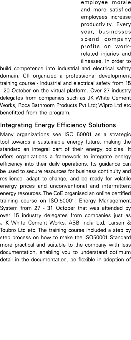 employee morale and more satisfied employees increase productivity  Every year, businesses spend company profits on w   